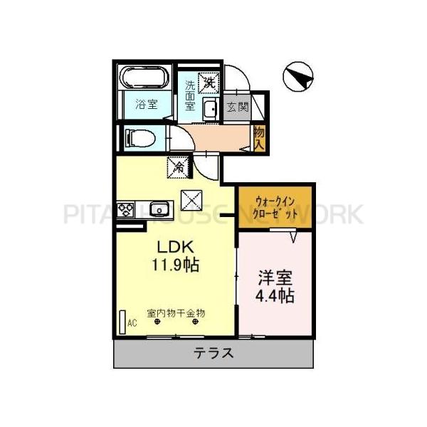 （仮称）D-room尾上町口里 間取り図写真 間取図(平面図)