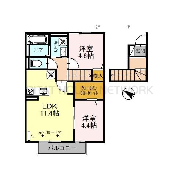 （仮称）D-room尾上町口里 間取り図写真 間取図(平面図)