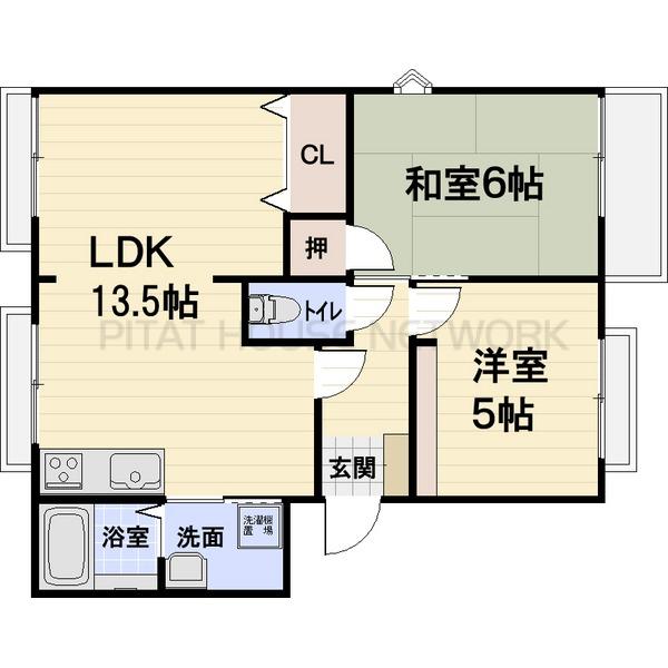 ※間取り反転タイプ