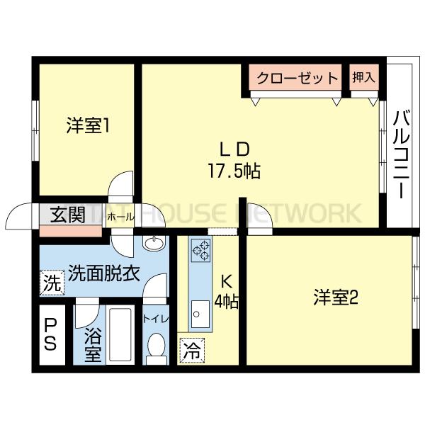 洋室5帖・６帖