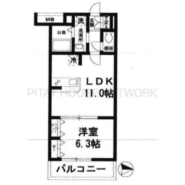 洋室広々