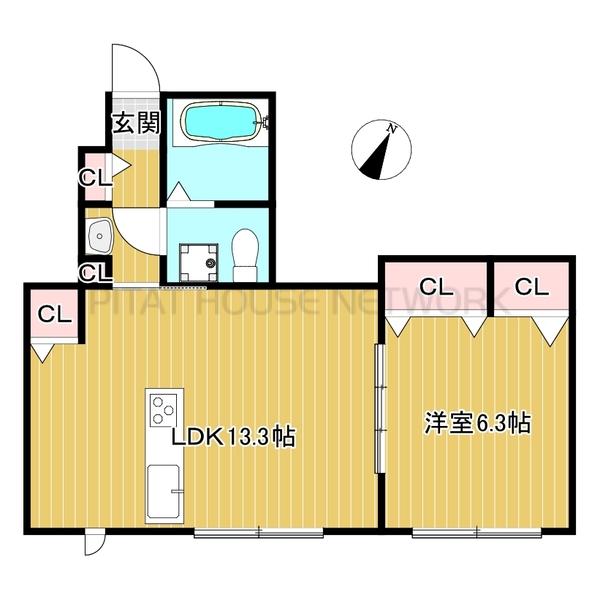 耐震構造♪1LDK★
