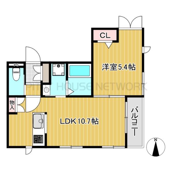 1LDKです★