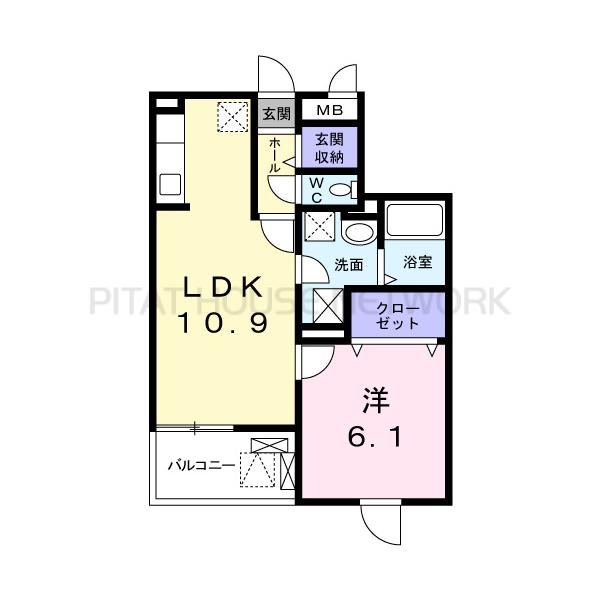 1LDKです◆