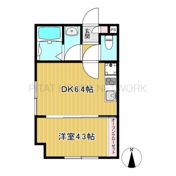 1DKです◆
