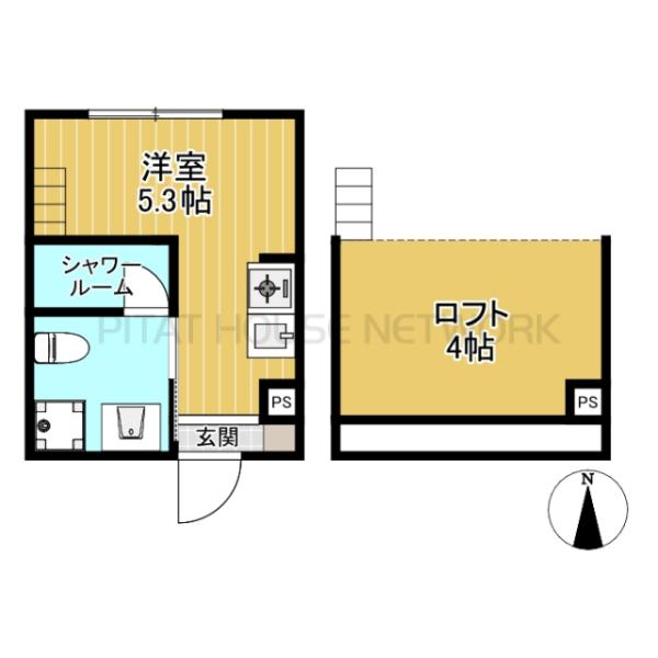 ロフト付ワンルーム◆