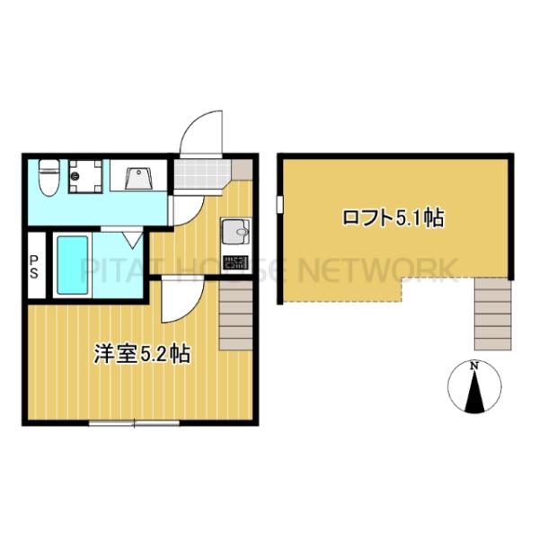 ロフト付ワンルーム◆
