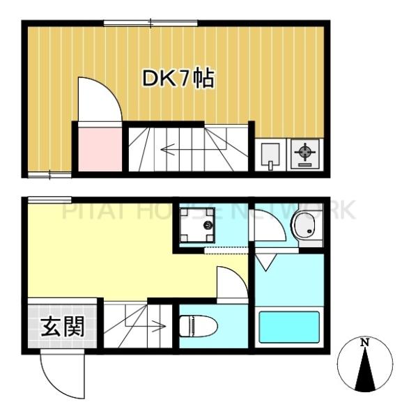 1DK★メゾネット