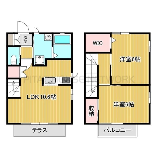 2LDK☆メゾネット