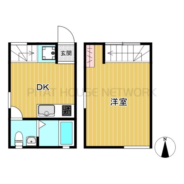 1DK★メゾネット