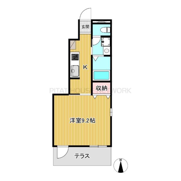 広めの1Kです♪