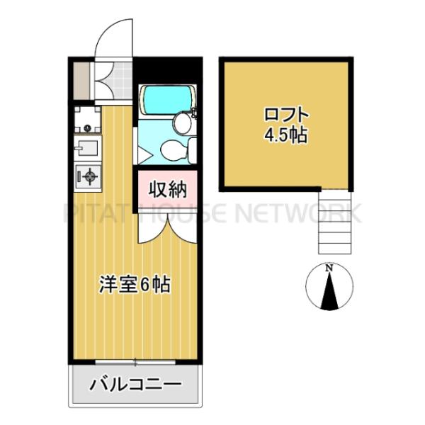ロフト付ワンルーム☆