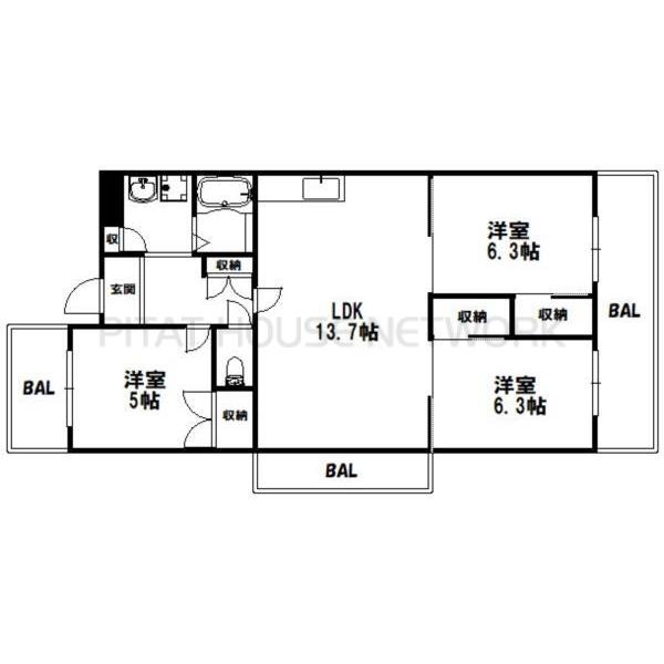 間取図(平面図)