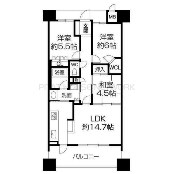 間取図(平面図)