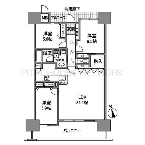 間取図(平面図)