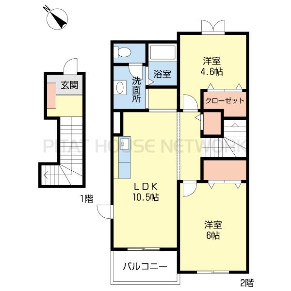 最上階・角部屋！