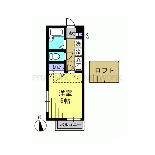 ロフト付！南向きです