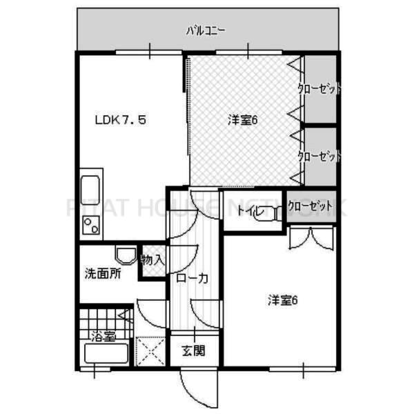 ノアハイツ 間取り図写真 間取図(平面図)
