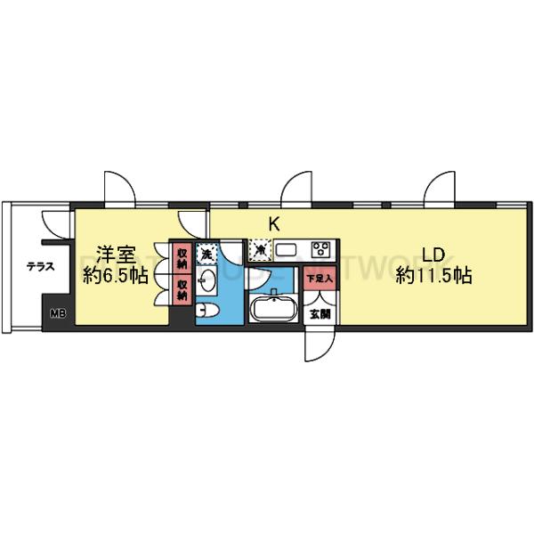 採光豊富な角部屋です