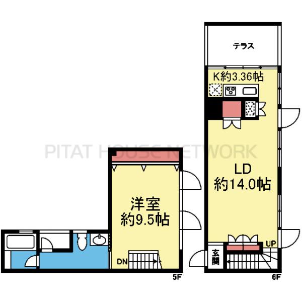 5-6階メゾネットタイプ