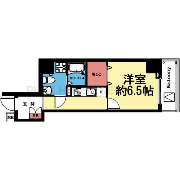 WIC付き1K