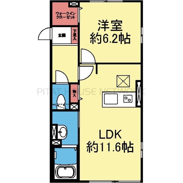 WIC付き1LDK