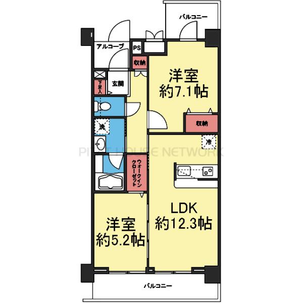 南西向き日当り良好