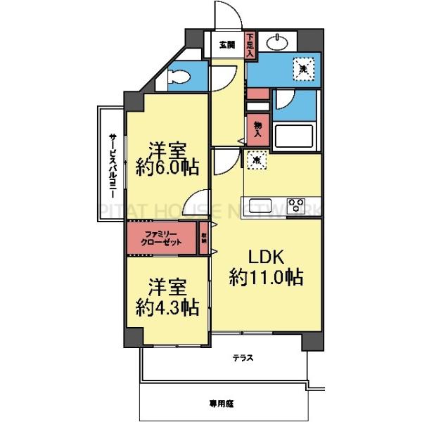 南向きの西側角部屋★