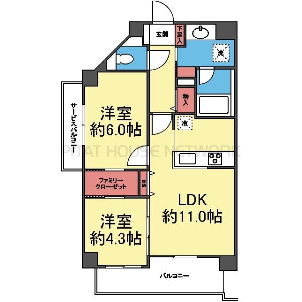 南向きの西側角部屋★