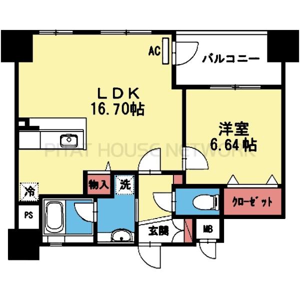 広いリビングが魅力的