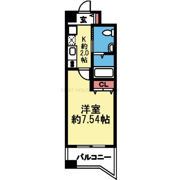 洋室7.54帖！