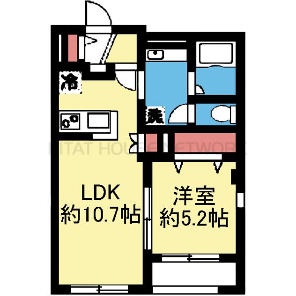 南向き1LDK