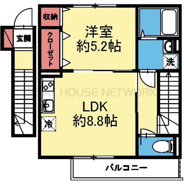 最上階の1LDK♪