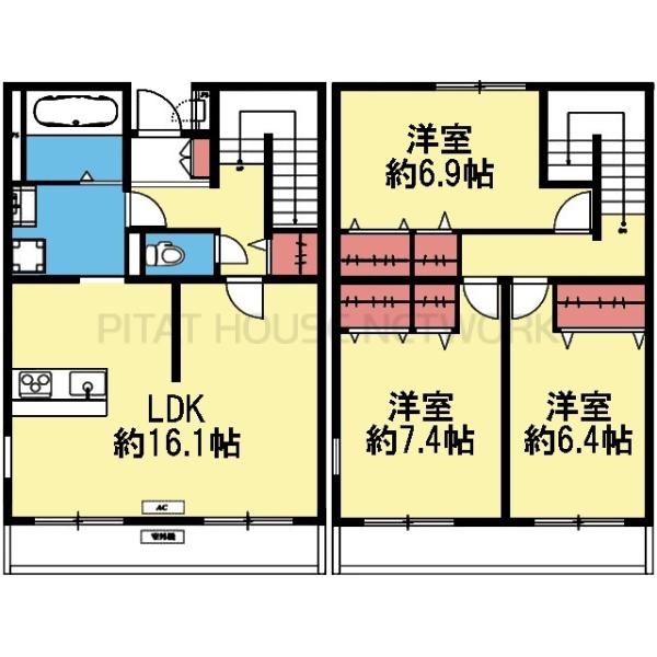 全室洋室の3LDK