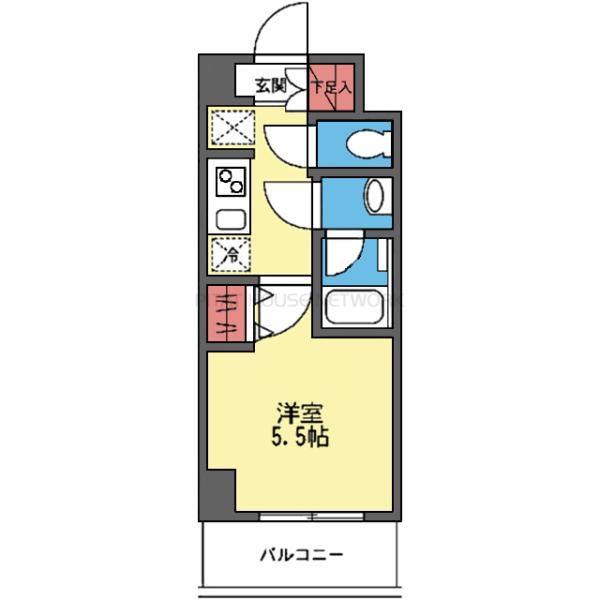バルコニー南東向きです