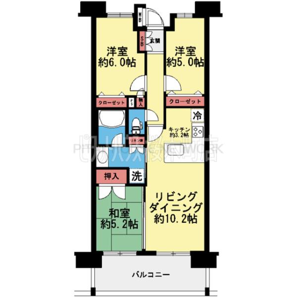 全居室に収納の有る便利な間取り