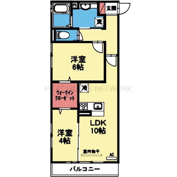 南向きの角部屋です