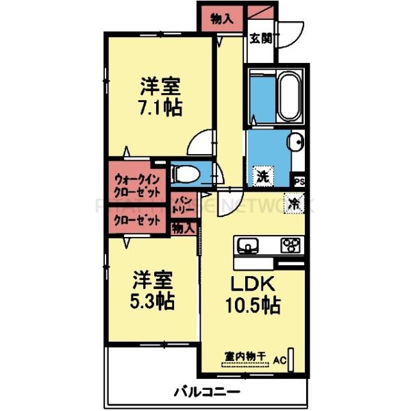 南向き西側角部屋