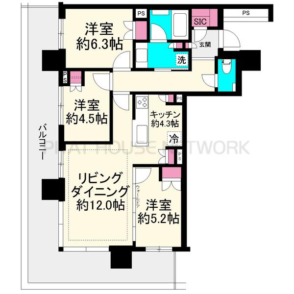 角部屋、2面採光！