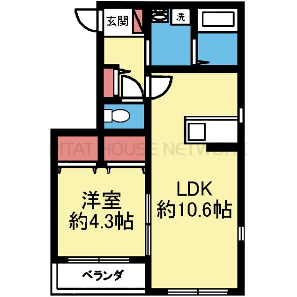 最上階・角部屋