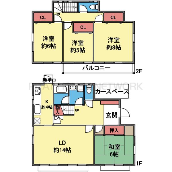 収納豊富な4LDK