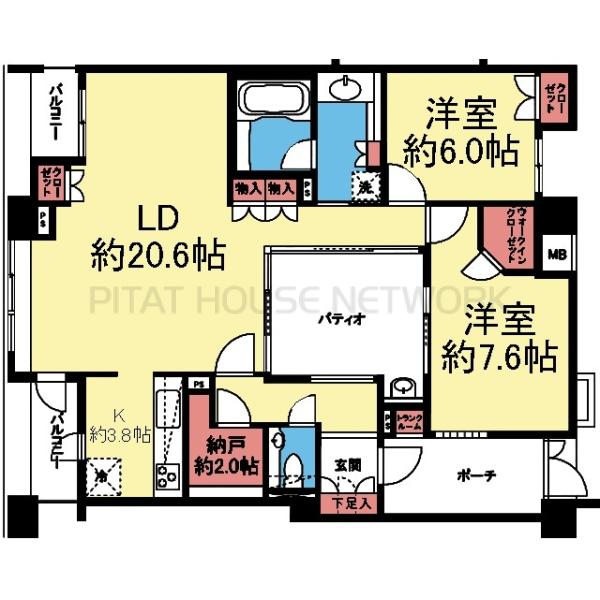 最上階2LDK