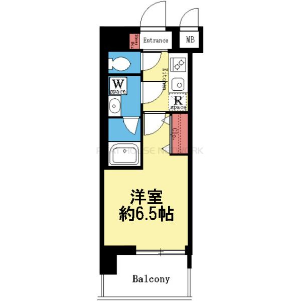 南東向きです