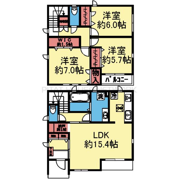 全室洋室の3LDK