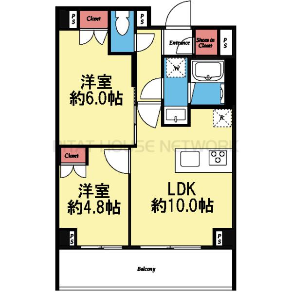 玄関SIC付き2LDK