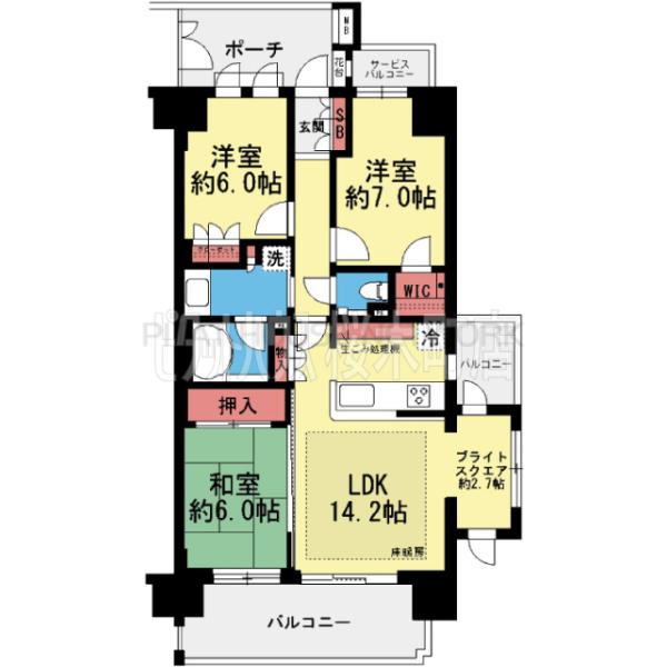 ファミリータイプです。