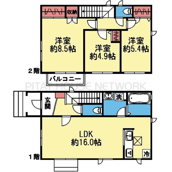 全室洋室の3LDK