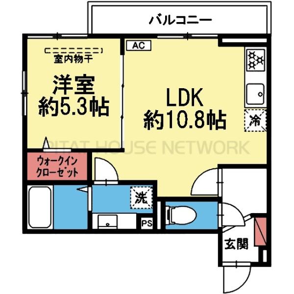 WIC付き1LDK