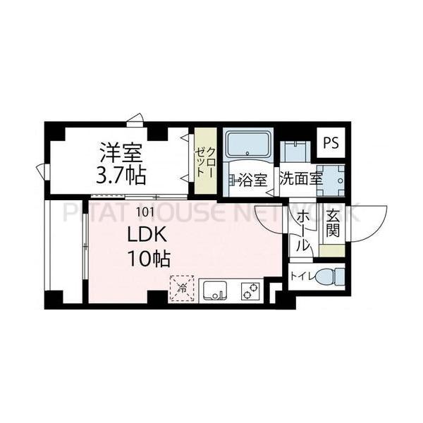 1LDK貸マンションです！