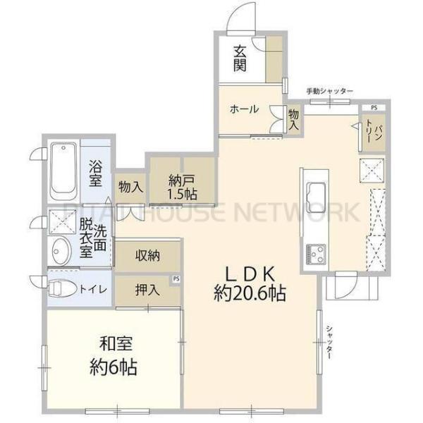 1LDK貸戸建です！